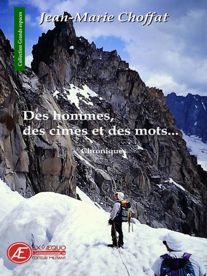 cover image of Des hommes, des cimes et des mots